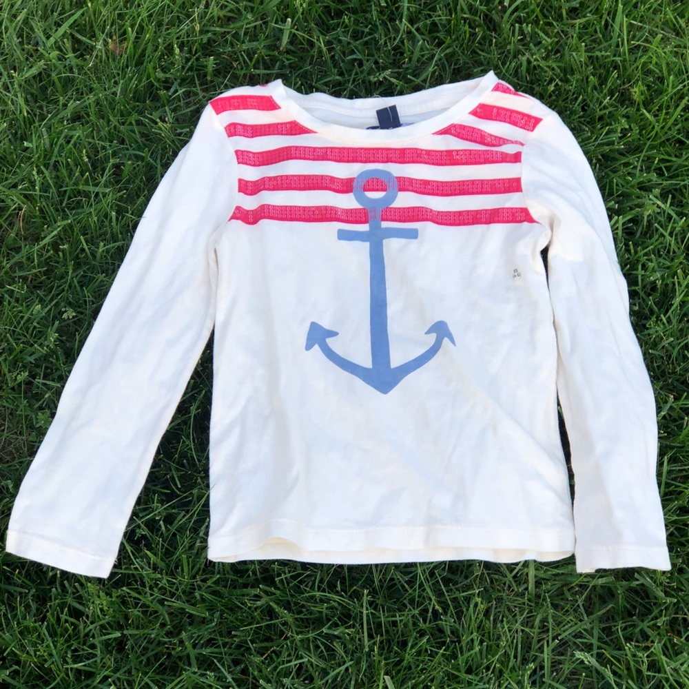 NWT Adorable Gap Anchor Shirt, Size 4/5